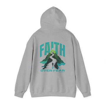 Faith Over Fear- Back Design _ Unisex Hoodie