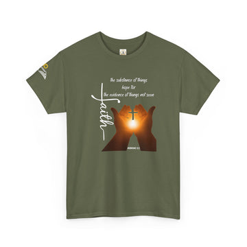 Faith is the Substance - Unisex Cotton Tee, (Enjoy Free Shipping)