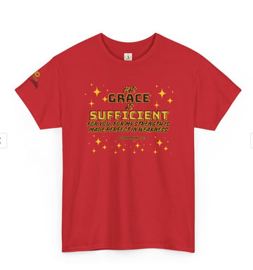 His Grace is Sufficient _ Unisex Tee. Enjoy Free Shipping