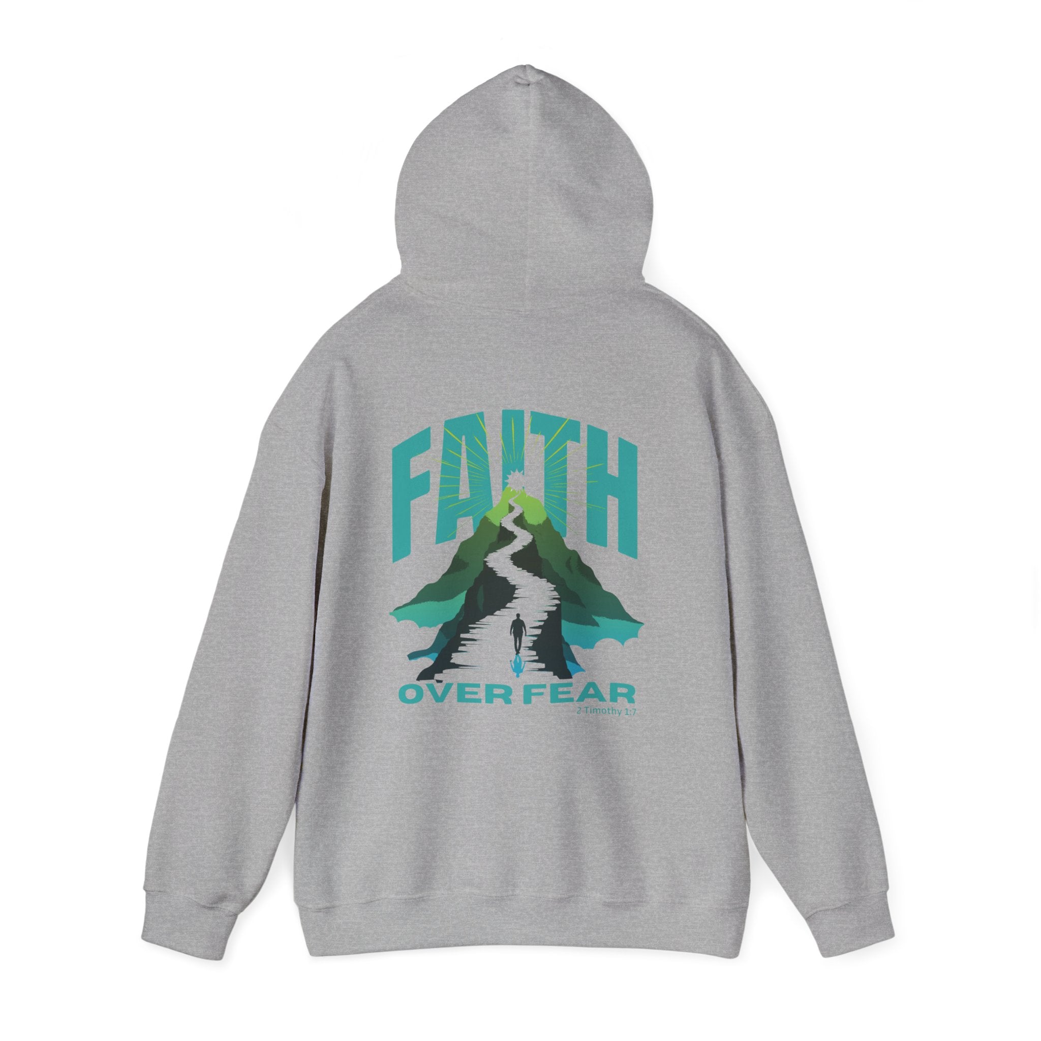 Faith Over Fear- Back Design _ Unisex Hoodie