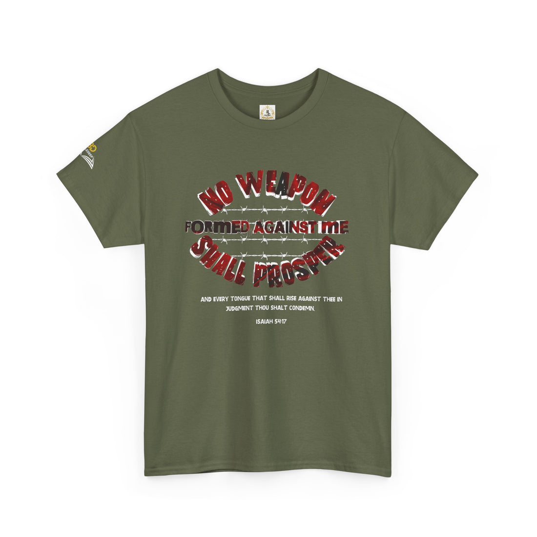 No Weapon Formed_ Unisex Cotten Tee.