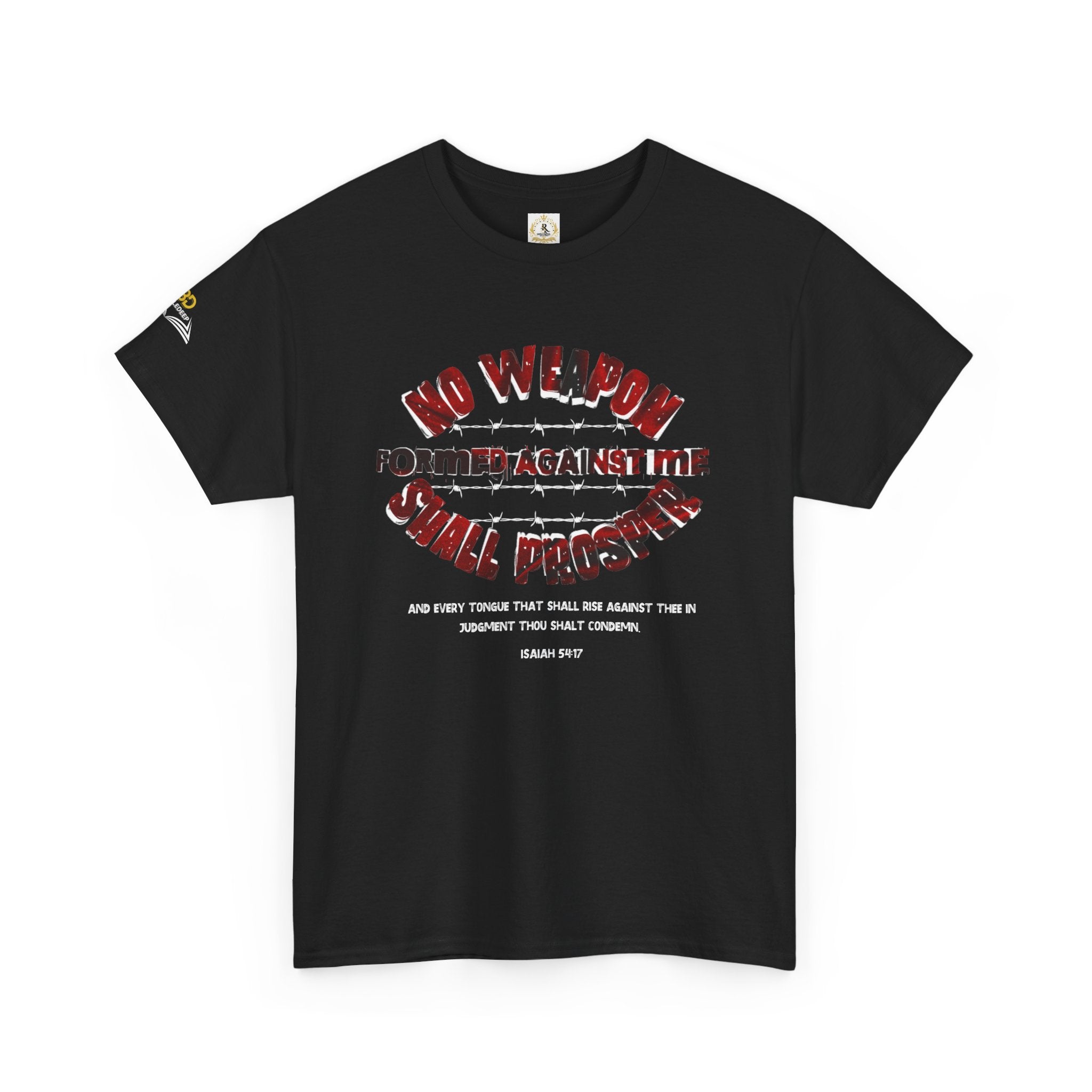 No Weapon Formed_ Unisex Cotten Tee.