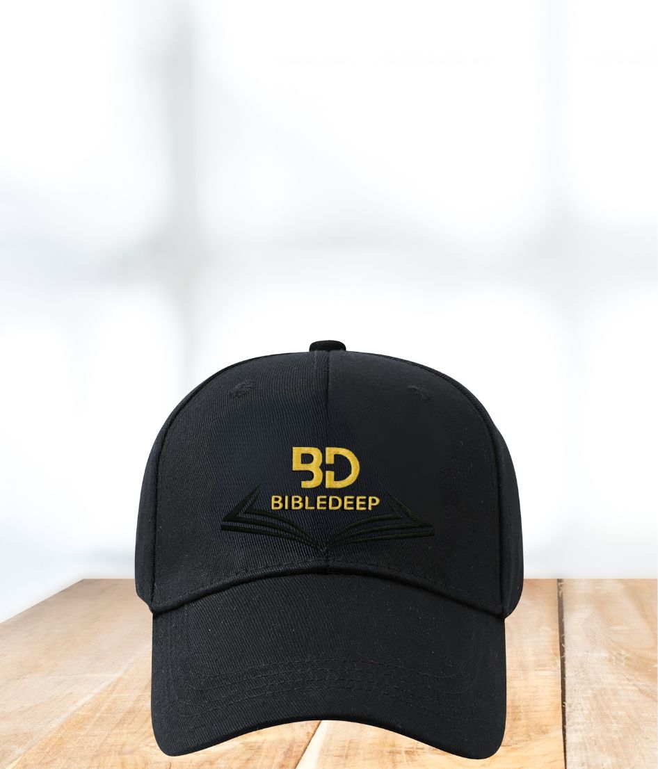 Black Stylish Unisex BibleDeep Caps. Enjoy Free Shipping
