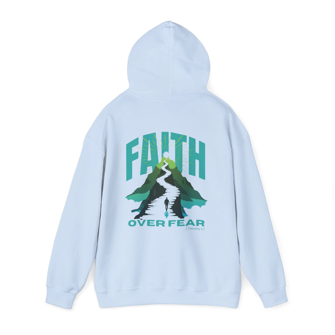 Faith Over Fear- Back Design _ Unisex Hoodie