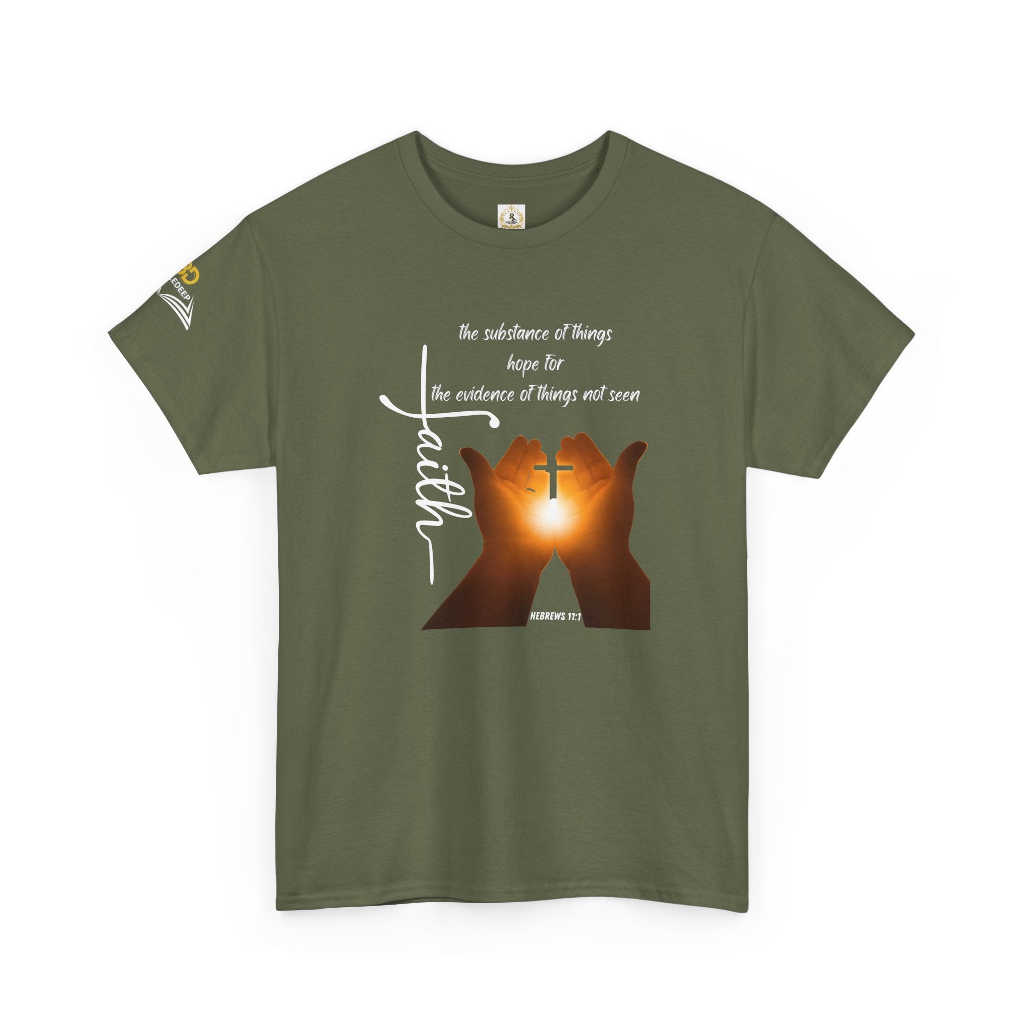 Faith is the Substance -  Unisex Cotton Tee, (Enjoy Free Shipping)