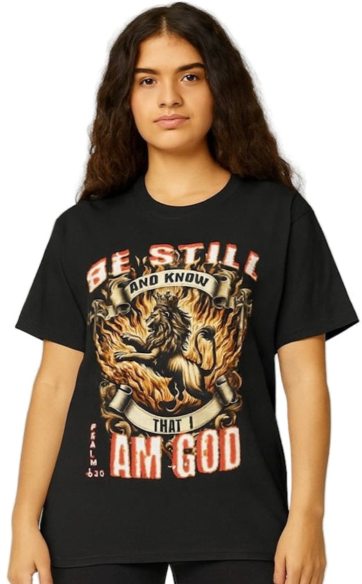 Be Still - Unisex Cotton Tees.Enjoy Free Shipping.