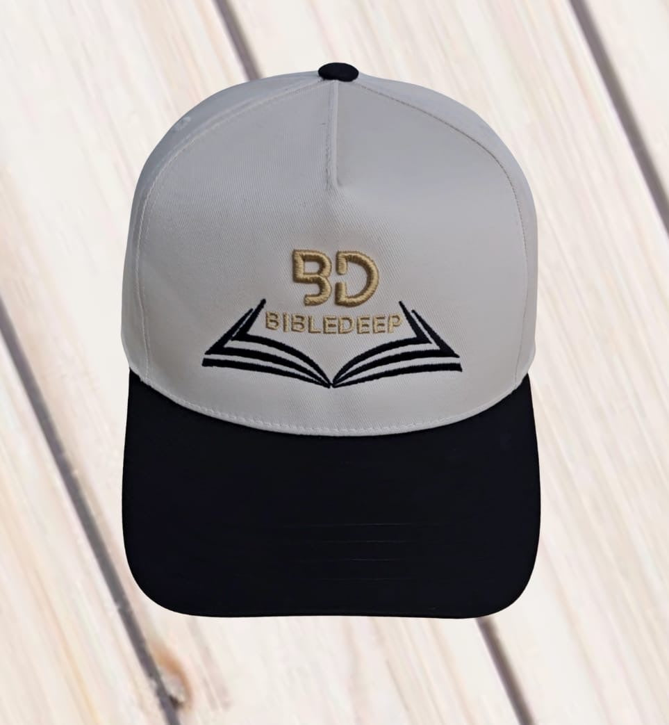 Beige Stylish Unisex BibleDeep Caps. Enjoy Free Shipping