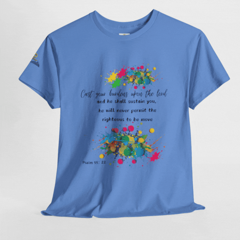 Cast Your Burdens - Unisex Cotton Tee